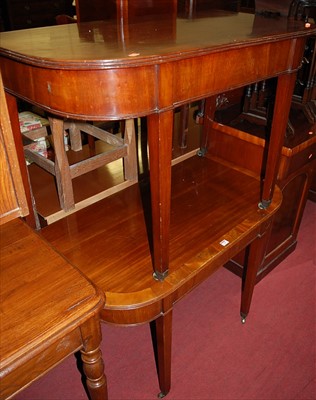 Lot 1240 - A pair of 19th century mahogany and...