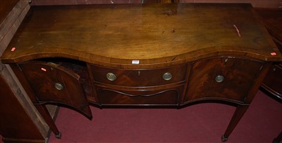 Lot 1254 - A Regency style mahogany and crossbanded...