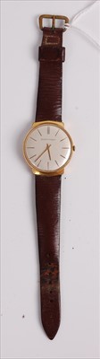 Lot 441 - A Girard Perregaux gent's gold plated...