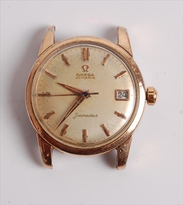 Lot 465 - A gent's gold plated Omega Seamaster automatic...