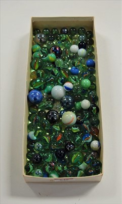 Lot 645 - A large collection of mainly modern marbles