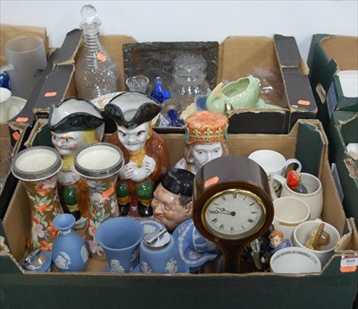 Lot 860 - Two boxes of miscellaneous items to include an...