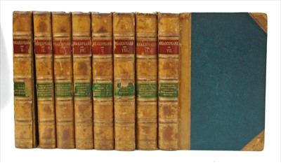 Lot 757 - Eight Victorian leather bound volumes of...