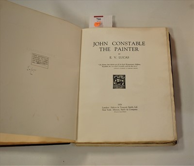 Lot 766 - John Constable, The Painter, leather bound...