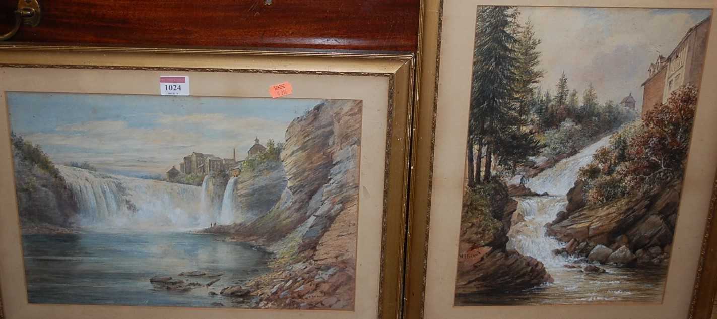 Lot 1024 - Washington F. Friend (1820-1886) - Waterfall...