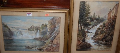 Lot 1024 - Washington F. Friend (1820-1886) - Waterfall...