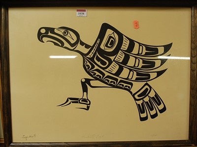 Lot 1038 - Tony Hunt (b.1942) - Kwakrutl Eagle,...