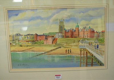 Lot 1064 - Geoffrey Read - Cromer from the Pier,...