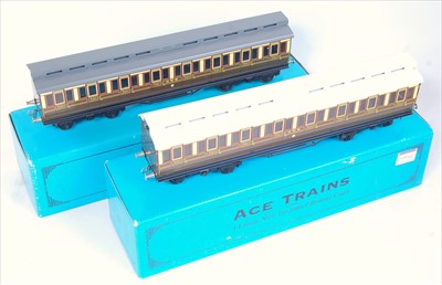 Lot 429 - 4 ACE Trains GWR brown/cream clerestory...