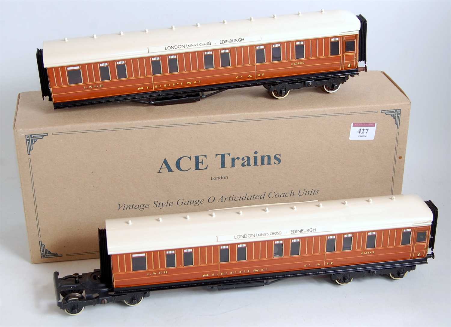 Lot 427 - ACE Trains ref. C/6 pair of Gresley teak...