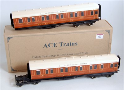 Lot 427 - ACE Trains ref. C/6 pair of Gresley teak...