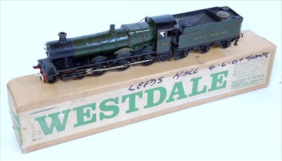 Lot 415 - A finely detailed 4-6-0 Hall class engine and...