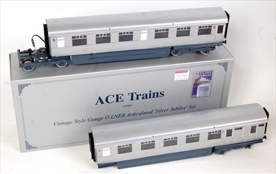 Lot 407 - ACE Trains Silver Jubilee coach sets A,B,C,...
