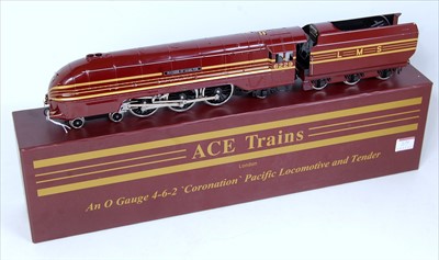 Lot 379 - ACE Trains LMS maroon/gold Coronation class...