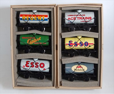 Lot 400 - Two ACE Trains boxes each of 3 petrol tank...