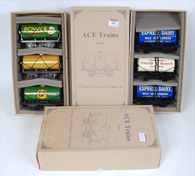 Lot 404 - Ace wagons sets in damp stained box outers,...