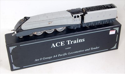 Lot 406 - ACE Trains LNER silver grey class A4 engine...