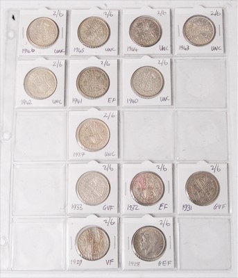Lot 87 - Great Britain, a collection of half crowns dates to include