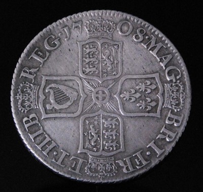 Lot 89 - Great Britain, 1708 shilling