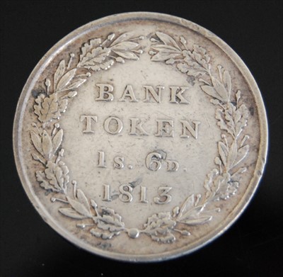 Lot 93 - Great Britain, 1813 1s 6d bank token