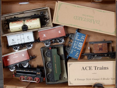 Lot 527 - Mixed lot including white metal Dean GWR...