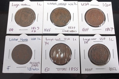 Lot 108 - U.S.A. a collection of coins to include