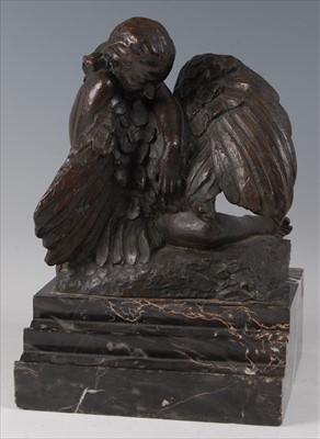 Lot 216 - Léon Mouradoff (French 1893-1980) - a bronze...