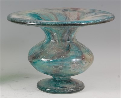Lot 49 - A mid-20th century heavy art glass vase,...