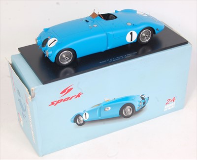 Lot 2532 - A Spark Models 1/18 scale model of a Bugatti...