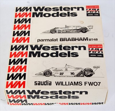 Lot 1511 - A Western Models 1/24 scale white metal F1...