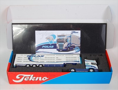 Lot 2549 - A Tekno 1/50 scale model of a Polar Scania...