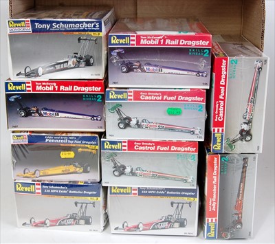 Lot 1536 - Ten various boxed as issued Revell and Revell...