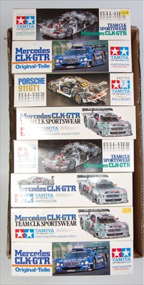 Lot 1547 - Eight various boxed as issued Tamiya 1/24...