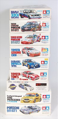 Lot 1550 - Nine various boxed as issued Tamiya, and UT...