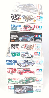 Lot 1558 - Nine various boxed as issued Tamiya mixed...