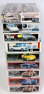 Lot 1563 - Nine various boxed as issued Fujimi 1/24 scale...