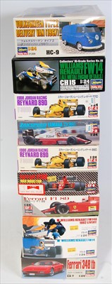 Lot 1565 - Ten various boxed mixed Hasegawa plastic kits...