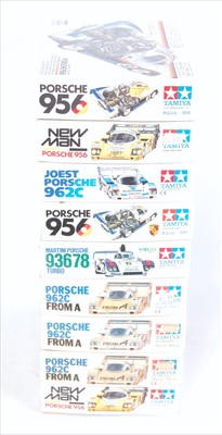 Lot 1566 - Nine various boxed Tamiya 1/24 scale Le Mans...