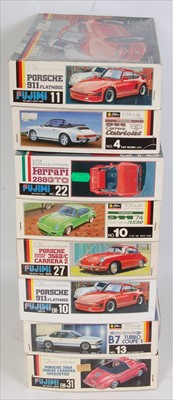 Lot 1599 - Eight various boxed Fujimi 1/24 scale Classic...