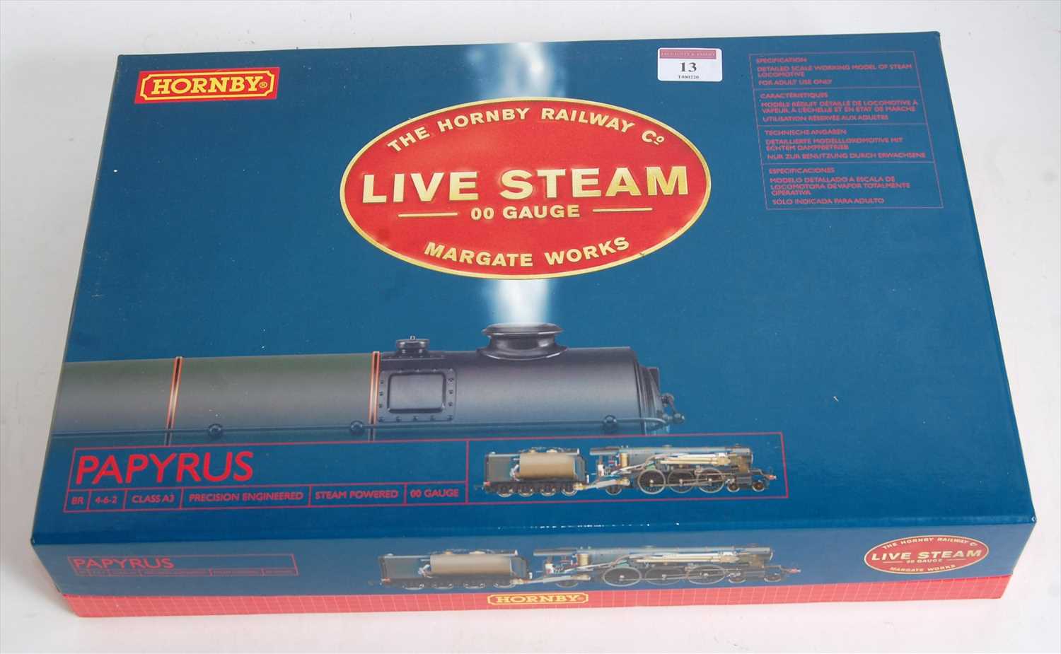Lot 13 - A rare Hornby R2492 green class A3 engine and...