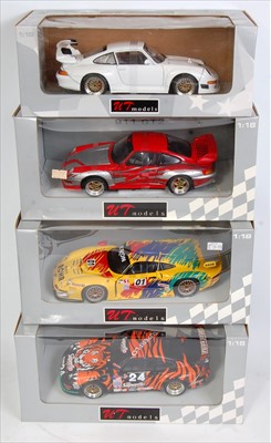 Lot 2569 - Four various boxed UT Models 1/18 scale Racing...