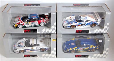 Lot 2572 - Four various boxed UT Models Racing Collection...