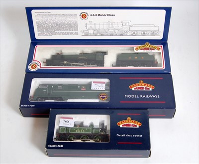 Lot 768 - Three Bachmann locomotives 31-050A LNER lined...