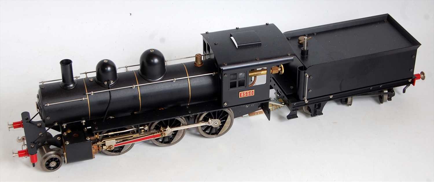 Lot 3 - An Aster gauge 1 live steam model of a Mogul...