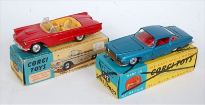 Lot 1643 - A Corgi Toys boxed diecast saloon group to...