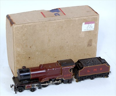 Lot 820 - A Trix Twin Ref. 2/536 post war LMS maroon 4-4-...