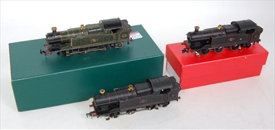 Lot 822 - Three Trix H0 Collett 0-6-2 tank engines 2x...