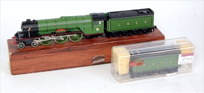 Lot 814 - A Liliput Trix LNER green Flying Scotsman with...