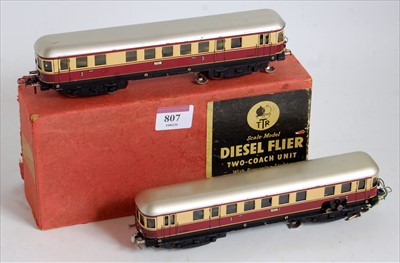 Lot 807 - A Trix Twin diesel Flier 2-coach DMU 14V DC...