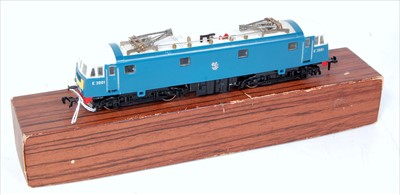 Lot 791 - A Trix 3-rail BR blue AL1 electric locomotive...